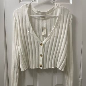 White Aeropostale Cardigan